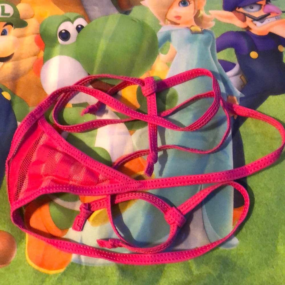 Pink Micro Thong - Picture 3 of 5